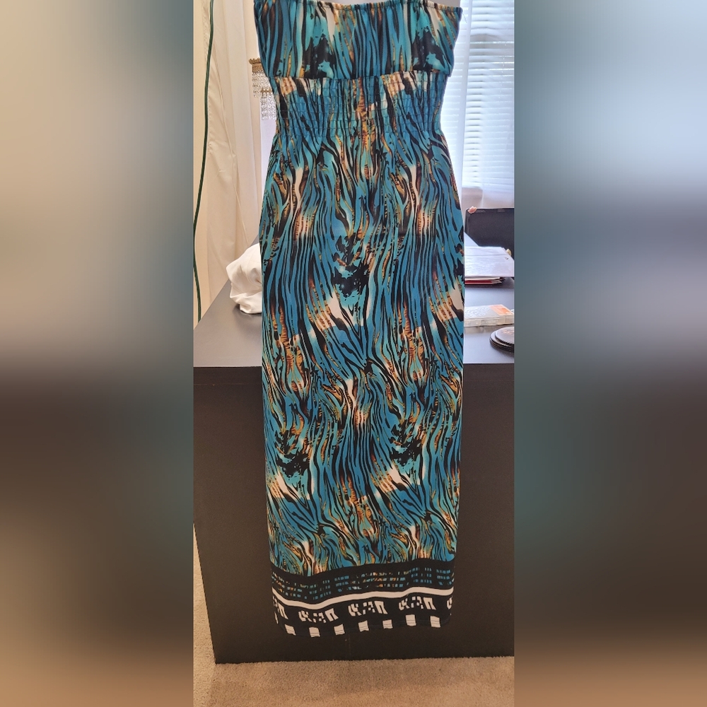 Vibrant Multicolor Maxi Dress - Picture 2 of 7